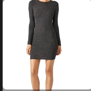 Opening Ceremony Shimmering Black Long Sleeve Dress / size M / NWT